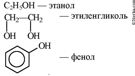 Формула этанола