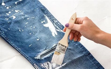 Чем отмыть краску с джинс
