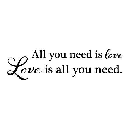 All i need is your love