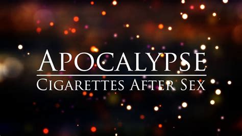 Apocalypse cigarettes after