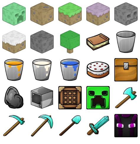 Icons minecraft