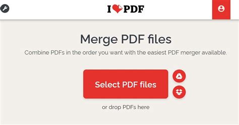 Merge pdf online