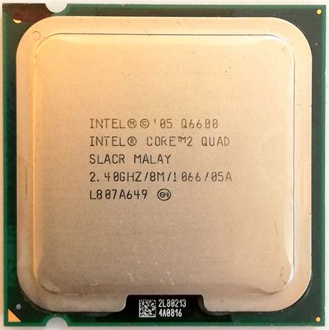 Q6600 процессор характеристики