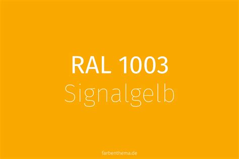 Ral 1003
