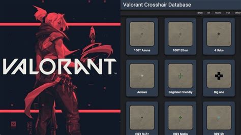 Valorant crosshairs database